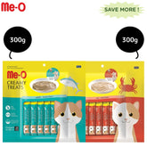 Me-O Creamy Crab and Creamy Bonito Cat Treat Combo